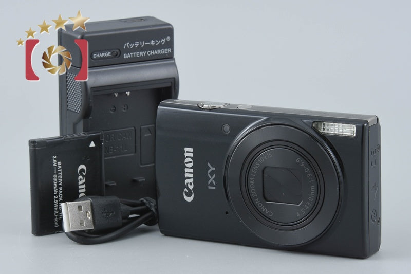 Canon IXY 210 Black 20.0 MP Digital Camera from Japan