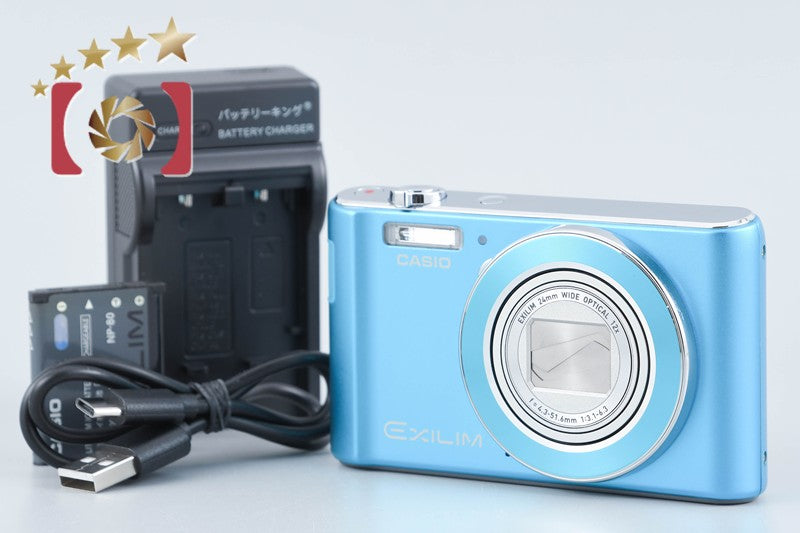 CASIO EXILIM EX-ZS210 Blue 16.1 MP Digital Camera from Japan