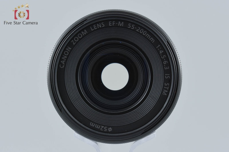 Canon EF-M 55-200mm f/4.5-6.3 IS STM Black from Japan