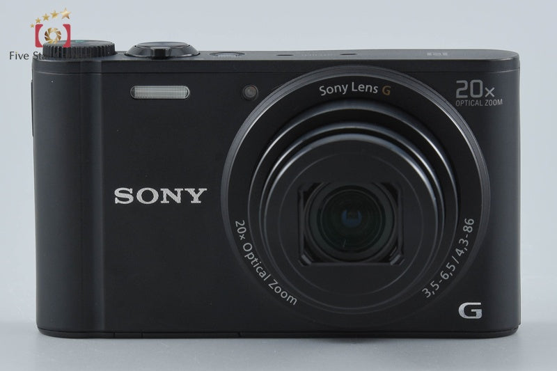 Sony Cyber-Shot DSC-WX350 Black Digital Camera [Multiple Languages] from Japan