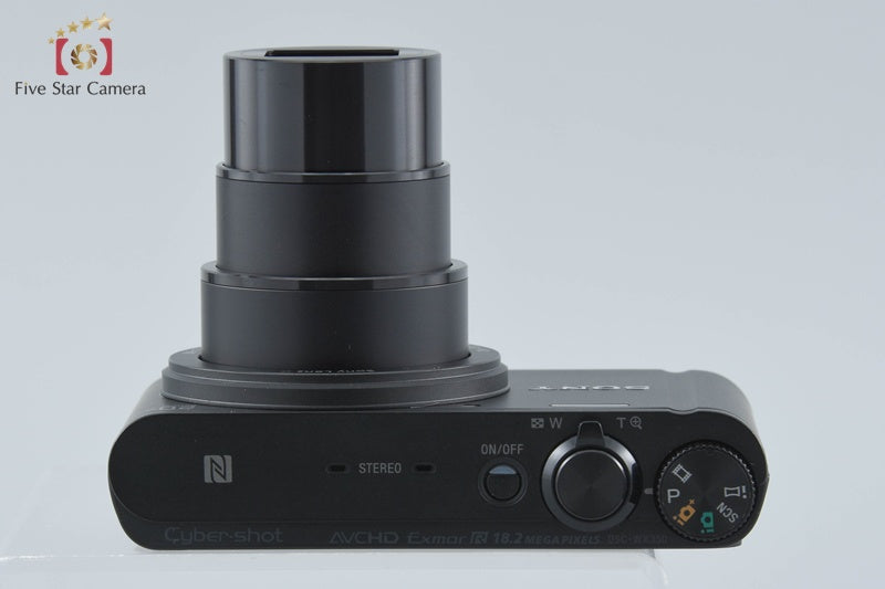 Sony Cyber-Shot DSC-WX350 Black Digital Camera [Multiple Languages] from Japan
