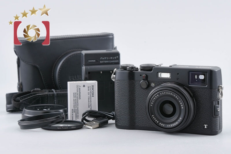 "Shutter count 1,306" FUJIFILM X100T Black 16.3 MP Digital Camera from Japan
