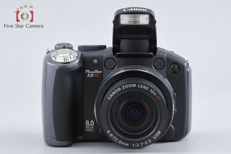 Canon PowerShot S5 IS Black 8.0 MP Digital Camera from Japan