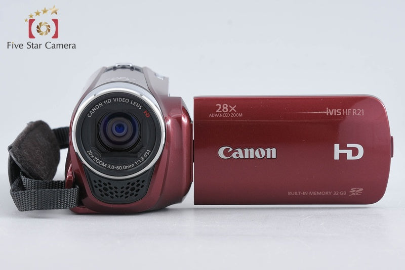 Canon iVIS HF R21 Red Full HD Digital Camcorder from Japan