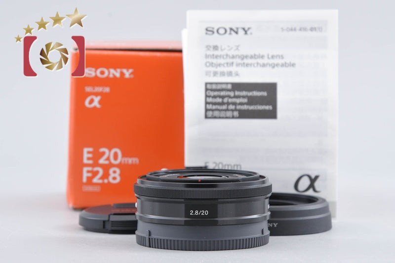 Sony E 20mm f/2.8 SEL20F28 w/ Box from Japan