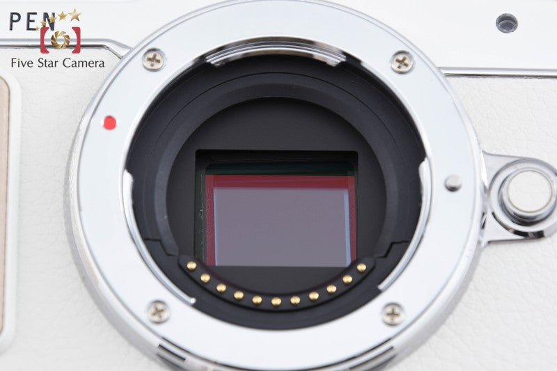 "Count 481" Olympus PEN Lite E-PL7 White 16.1 MP EZ 14-42 40-150 Lens from Japan