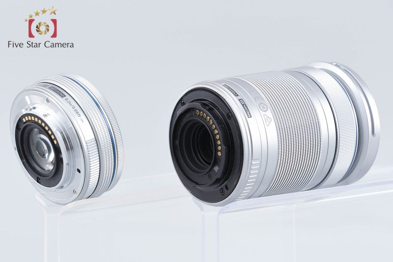 "Count 481" Olympus PEN Lite E-PL7 White 16.1 MP EZ 14-42 40-150 Lens from Japan