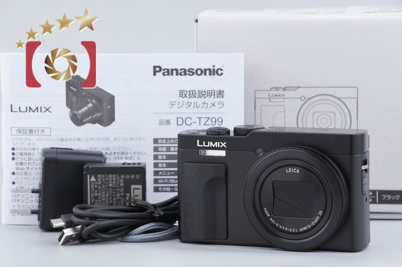Panasonic LUMIX DC-TZ99 Black 20.3 MP Digital Camera w/ Box from Japan