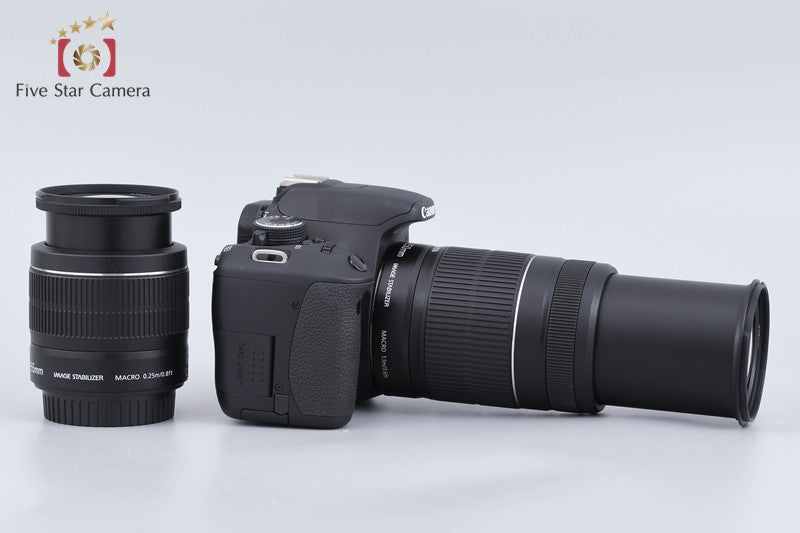 Canon EOS Kiss X5 / Rebel T3i / 600D 18.0 MP 18-55 55-250 Lenses from Japan