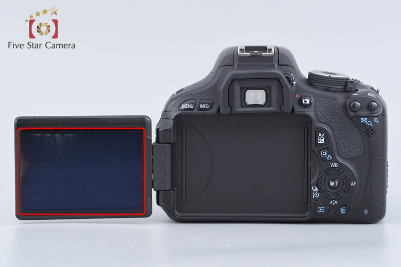 Canon EOS Kiss X5 / Rebel T3i / 600D 18.0 MP 18-55 55-250 Lenses from Japan