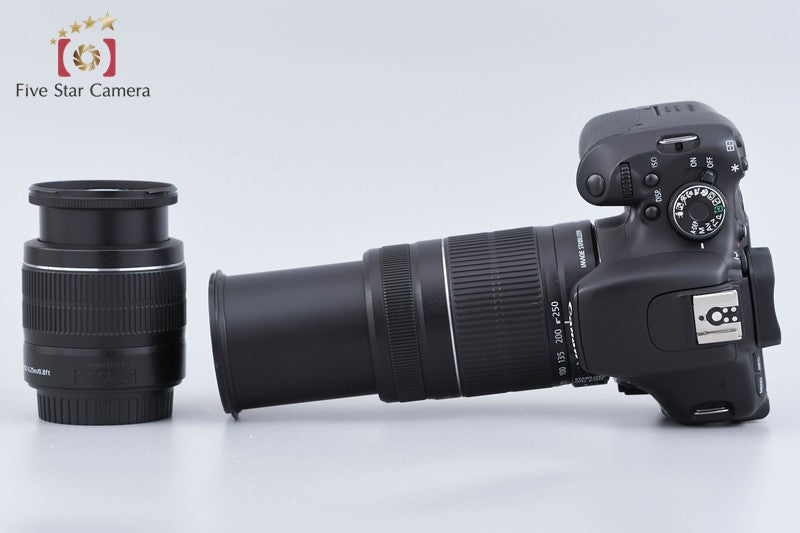 Canon EOS Kiss X5 / Rebel T3i / 600D 18.0 MP 18-55 55-250 Lenses from Japan