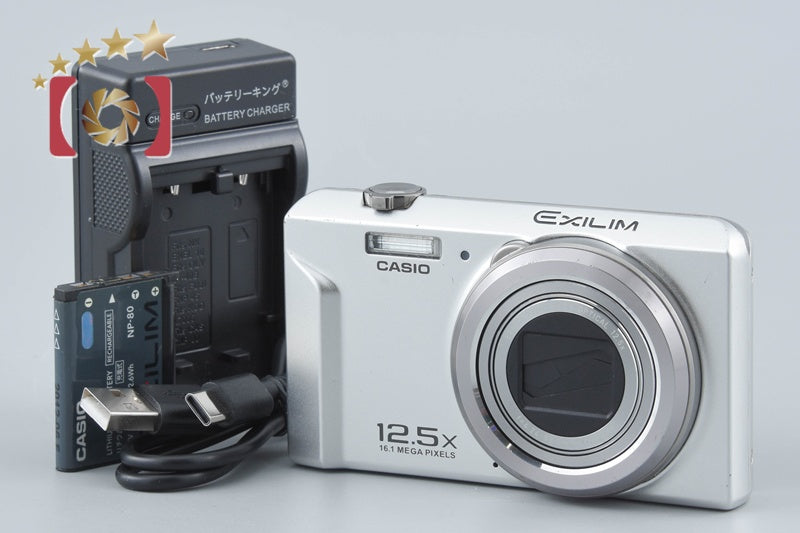 CASIO EXILIM EX-ZS160 Silver 16.1 MP Digital Camera from Japan