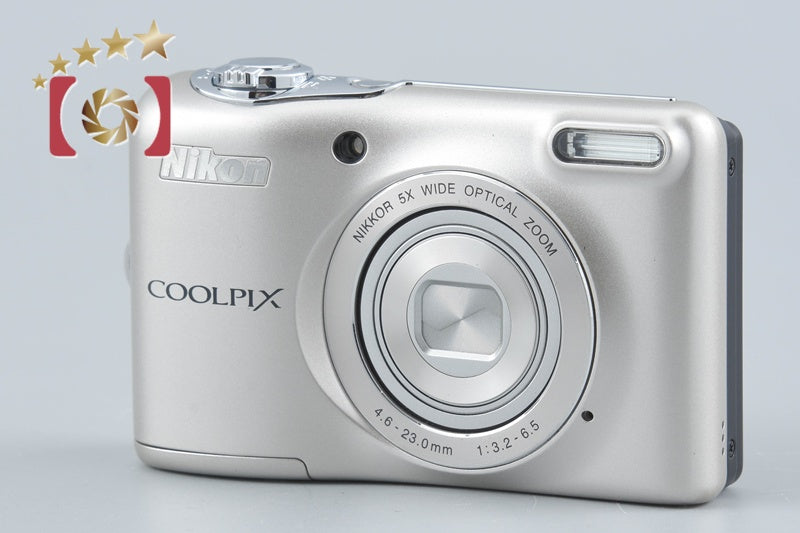 Nikon COOLPIX L30 Silver 20.0 MP Digital Camera from Japan