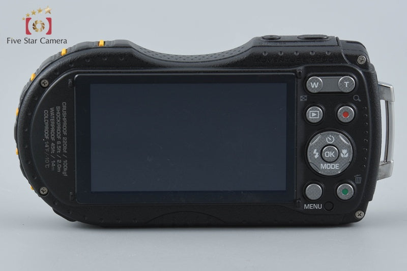 "Count 753" Ricoh Pentax WG-3 Orange 16.0 MP Waterproof Action Camera from Japan