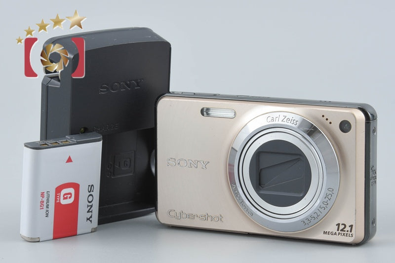 SONY Cyber-shot DSC-W270 Gold Digital Camera [Japanese Language Only] from Japan