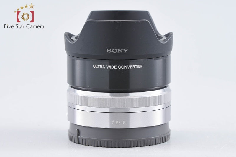 SONY E 16mm f/2.8 SEL16F28 + VCL-ECU2 Ultra Wide Converter from Japan