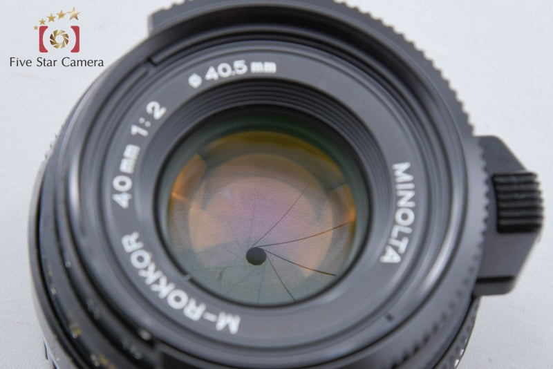 MINOLTA M-ROKKOR 40mm f/2 Leica M Mount Lens from Japan