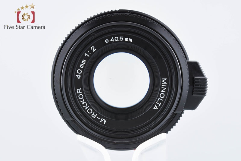 MINOLTA M-ROKKOR 40mm f/2 Leica M Mount Lens from Japan