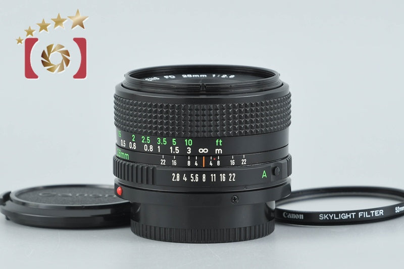 Canon New FD 28mm f/2.8 from Japan
