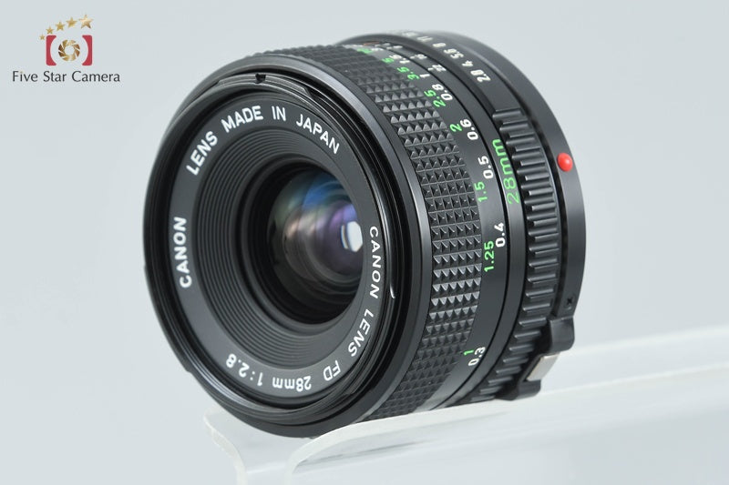 Canon New FD 28mm f/2.8 from Japan