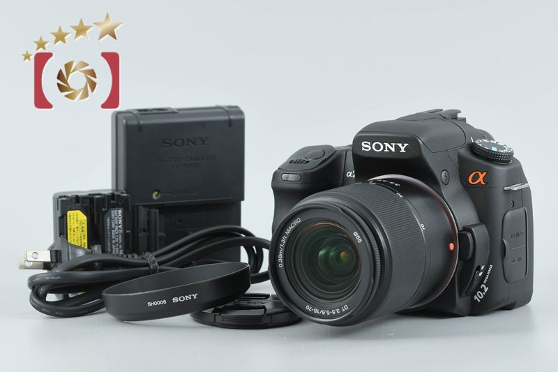Sony α200 DSLR-A200 10.2 MP 18-70 Lens [Japanese Language Only] from Japan