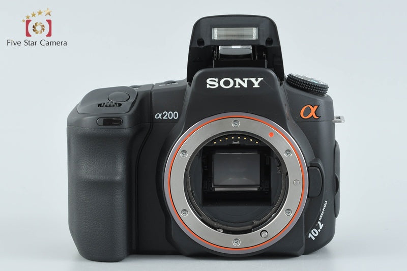 Sony α200 DSLR-A200 10.2 MP 18-70 Lens [Japanese Language Only] from Japan