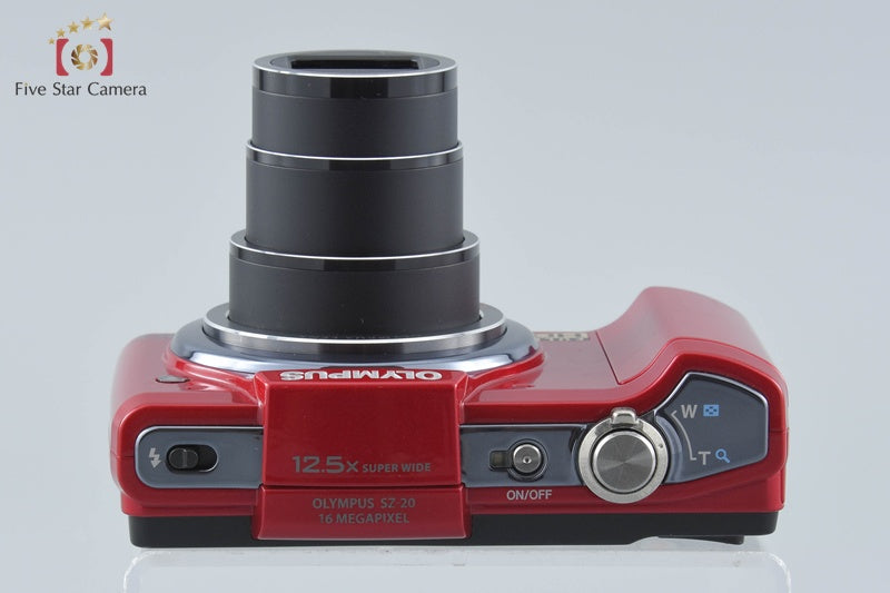 Olympus SZ-20 Red 16.0 MP Digital Camera from Japan