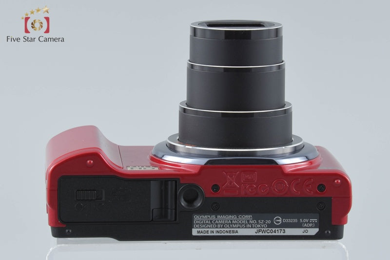 Olympus SZ-20 Red 16.0 MP Digital Camera from Japan