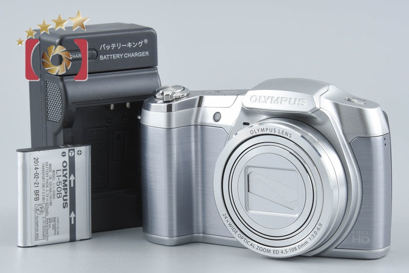 Olympus Stylus SZ-16 Silver 16.0 MP Digital Camera from Japan