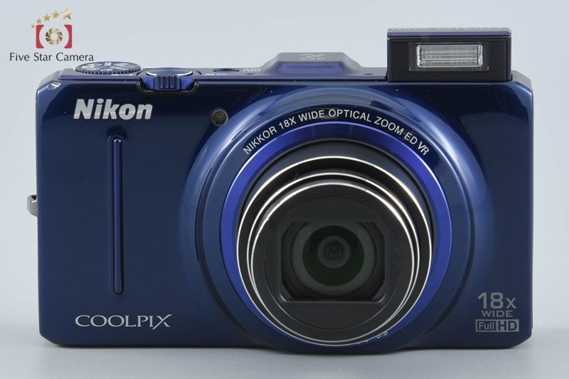 Nikon COOLPIX S9300 Navy Blue 16.0 MP Digital Camera w/ Box from Japan