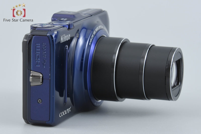 Nikon COOLPIX S9300 Navy Blue 16.0 MP Digital Camera w/ Box from Japan
