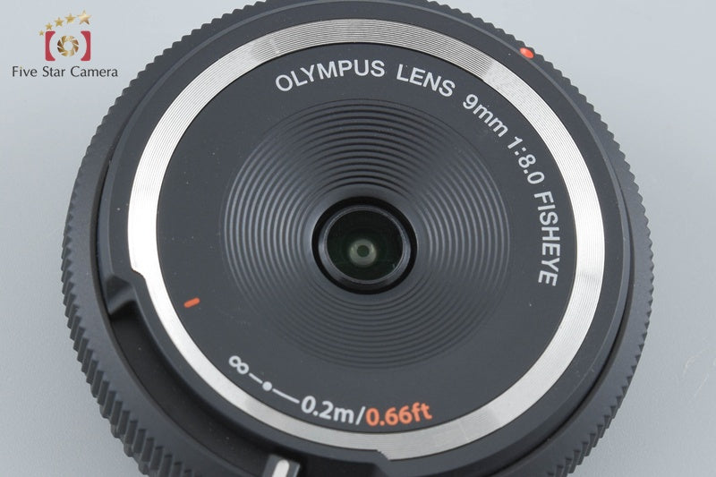Olympus FISHEYE Body Cap Lens 9mm f/8 Black BCL-0980 from Japan