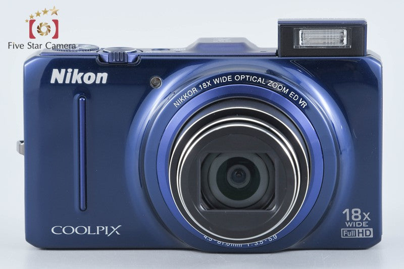 Nikon COOLPIX S9300 Navy Blue 16.0 MP Digital Camera w/ Box from Japan