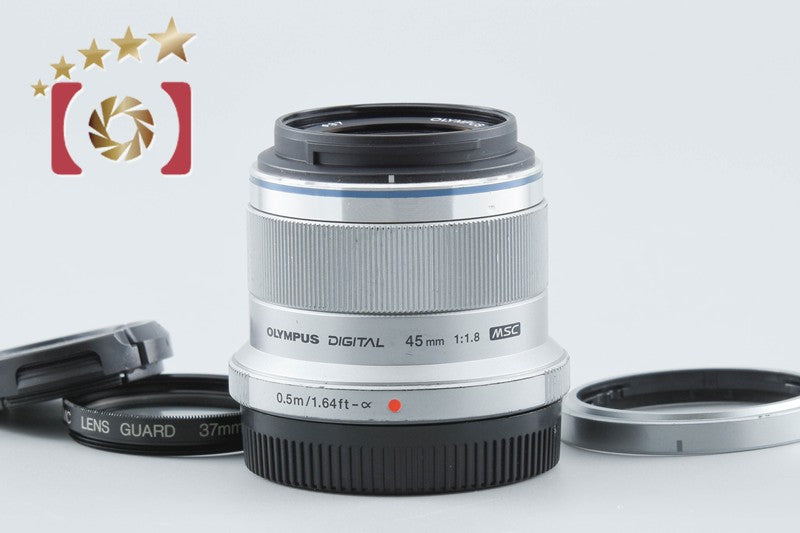 Olympus M.ZUIKO DIGITAL 45mm f/1.8 Silver from Japan