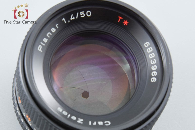 CONTAX Carl Zeiss Planar 50mm f/1.4 T* MMJ from Japan