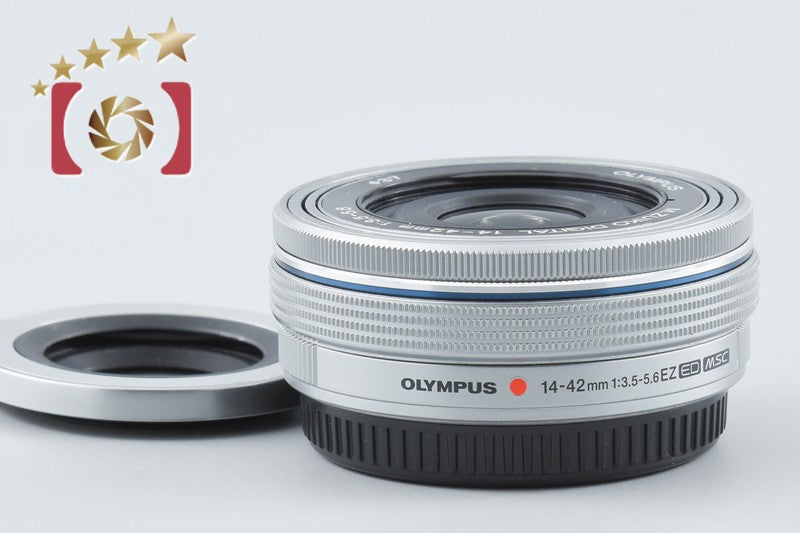 Olympus M.ZUIKO DIGITAL ED 14-42mm f/3.5-5.6 EZ Silver from Japan