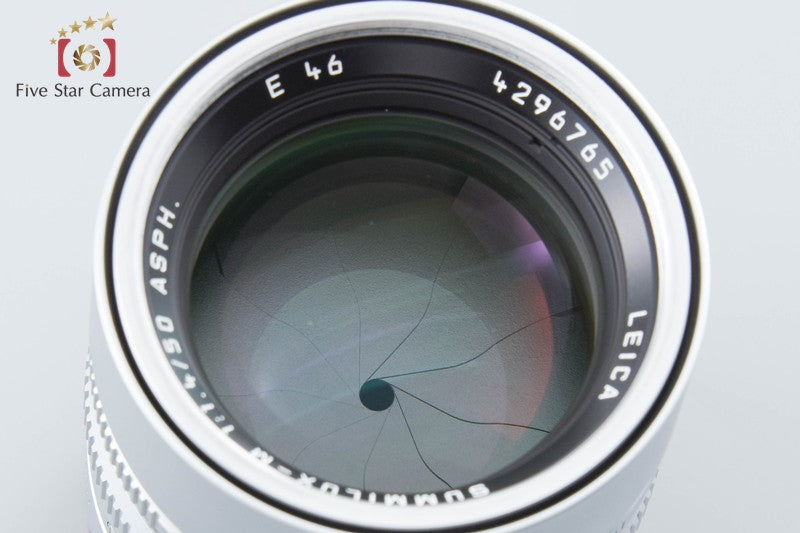 Leica SUMMILUX-M 50mm f/1.4 ASPH. E46 11892 6-Bit Silver from Japan