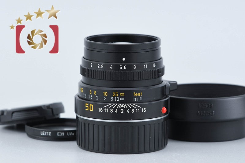 Leica SUMMICRON-M 50mm f/2 3rd Black E39 from Japan