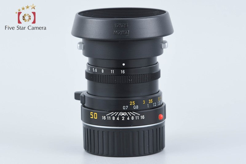Leica SUMMICRON-M 50mm f/2 3rd Black E39 from Japan
