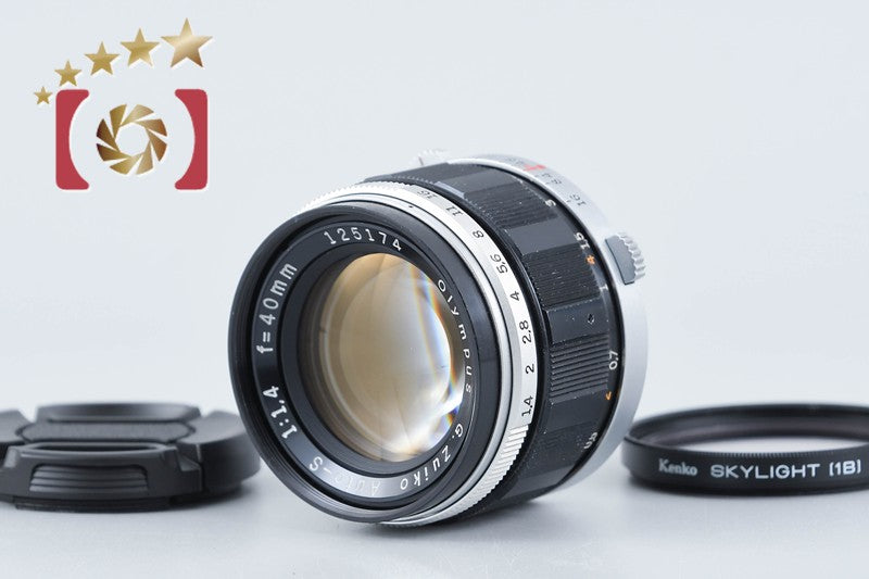 Olympus G.ZUIKO AUTO-S 40mm f/1.4 for PEN FT / FV / F from Japan