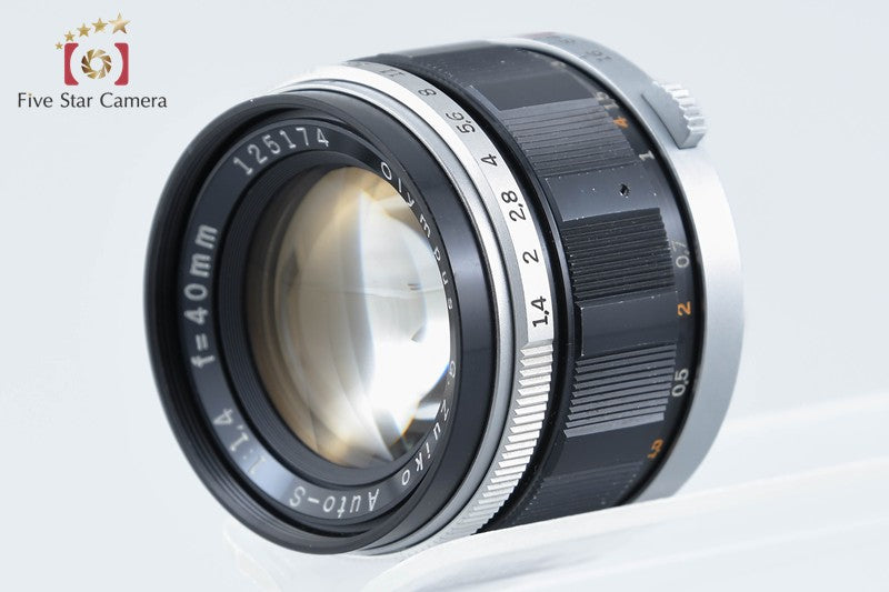 Olympus G.ZUIKO AUTO-S 40mm f/1.4 for PEN FT / FV / F from Japan