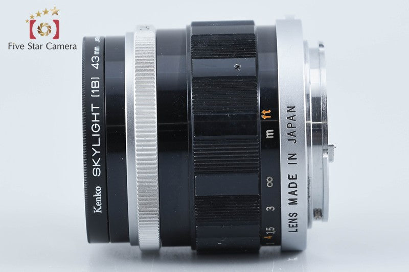 Olympus G.ZUIKO AUTO-S 40mm f/1.4 for PEN FT / FV / F from Japan