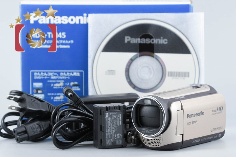 Panasonic HDC-TM45 Camel Beige Digital Hi-Vision Video Camera w/ Box from Japan