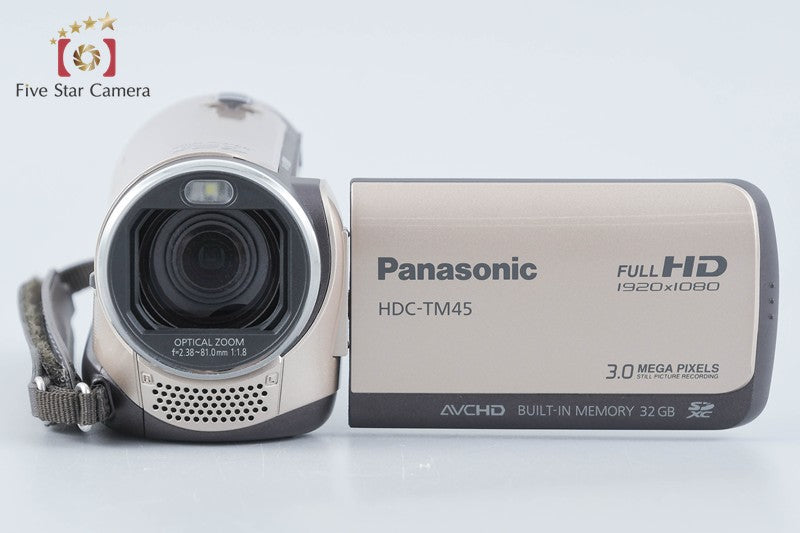 Panasonic HDC-TM45 Camel Beige Digital Hi-Vision Video Camera w/ Box from Japan