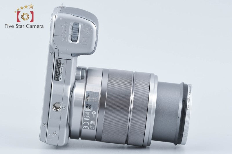 Sony α NEX-5N Silver 16.1 MP 18-55 Lens [Japanese Language Only] from Japan