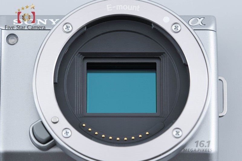 Sony α NEX-5N Silver 16.1 MP 18-55 Lens [Japanese Language Only] from Japan