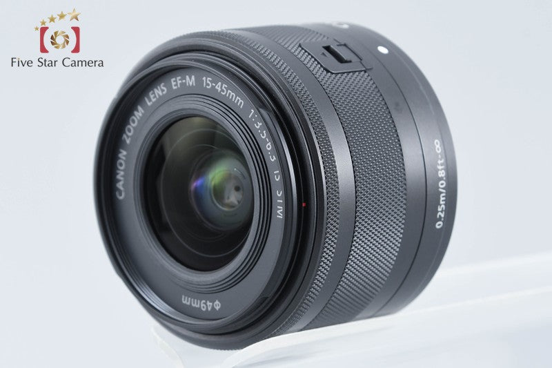 Canon EOS M White 18.0 MP Mirrorless Camera EF-M 15-45 IS STM Lens from Japan