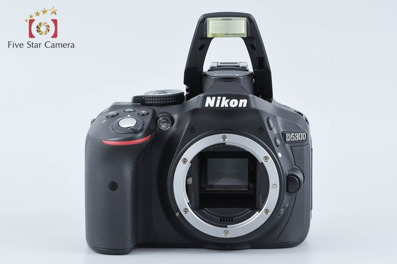 "Count 3,536" Nikon D5300 Black 24.2 MP DSLR Camera 18-55 VR II Lens from Japan