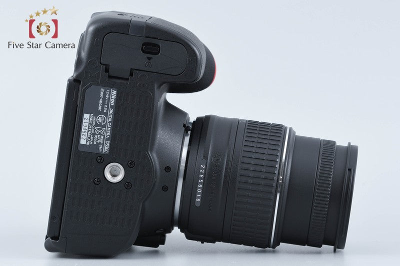 "Count 3,536" Nikon D5300 Black 24.2 MP DSLR Camera 18-55 VR II Lens from Japan