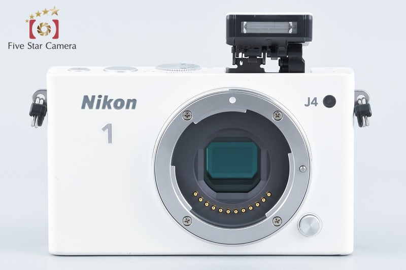"Count 3,452" Nikon 1 J4 White 18.4 MP Digital Mirrorless Camera Body from Japan